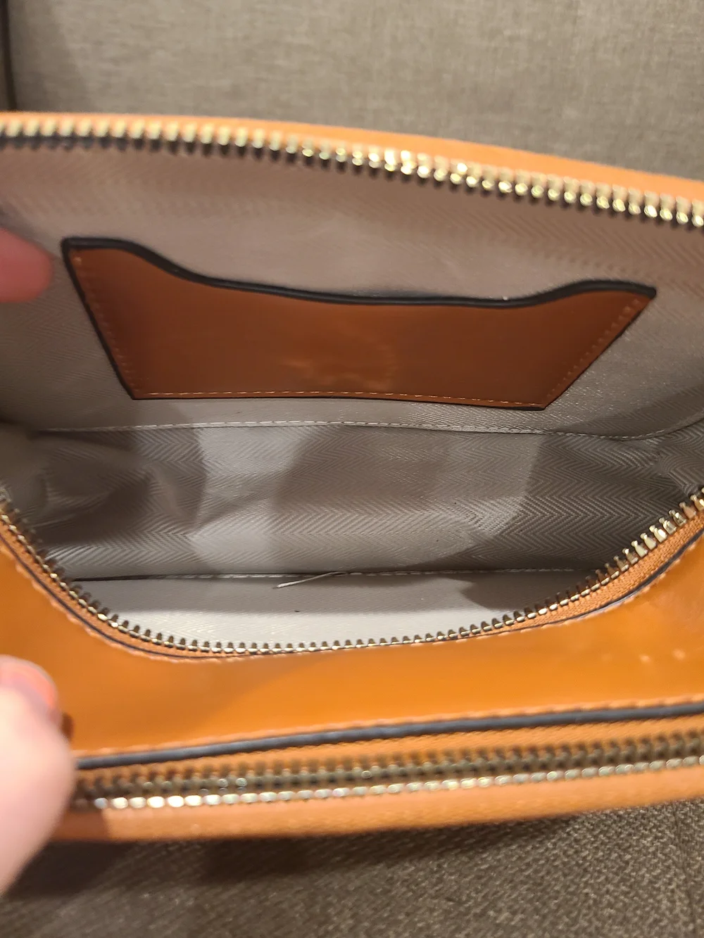 Western Brown floral embossed camera-style crossbody bag-please read description